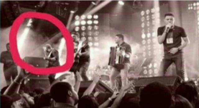 Suposto espírito de Cristiano Araújo aparece em show do irmão do canto