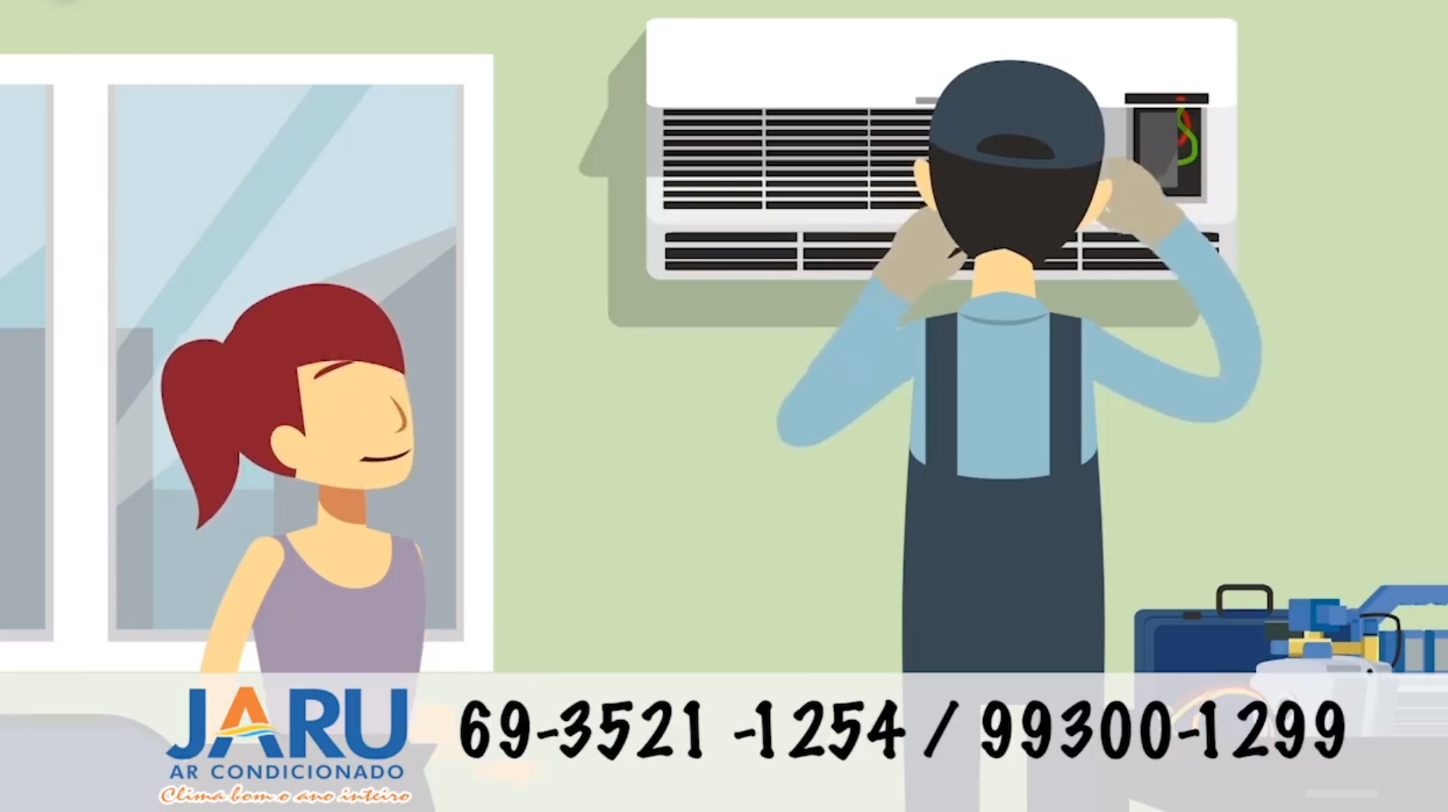 A Jaru ar condicionado está preparada para atender com segurança e qualidade.