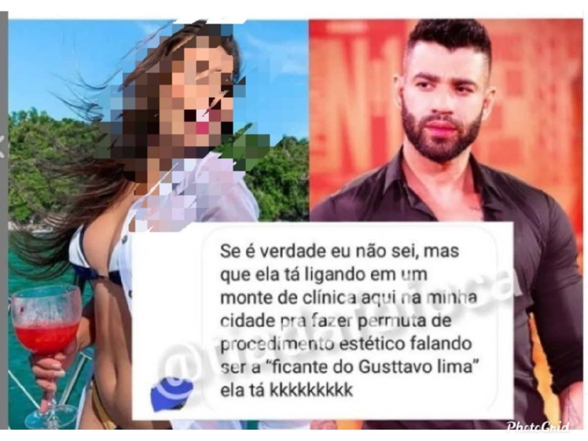 Suposta nova namorada de Gusttavo Lima busca por permuta em clínicas estéticas, afirma página do Instagram