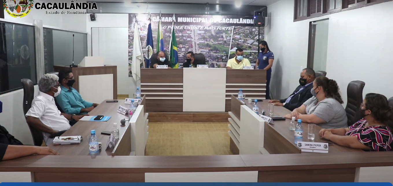 Alteração no regimento interno muda horários de Comissões Permanentes e Sessões Ordinárias da Câmara de Cacaulândia