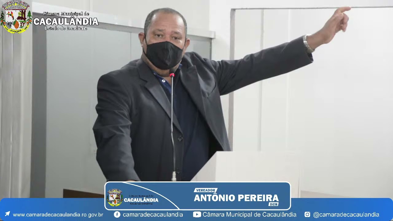Sessão Ordinária da Câmara Municipal de Cacaulândia 19/04/2021