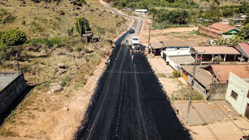 DER avança na obra de recapeamento asfáltico na RO-140 que garante acesso a Cacaulândia