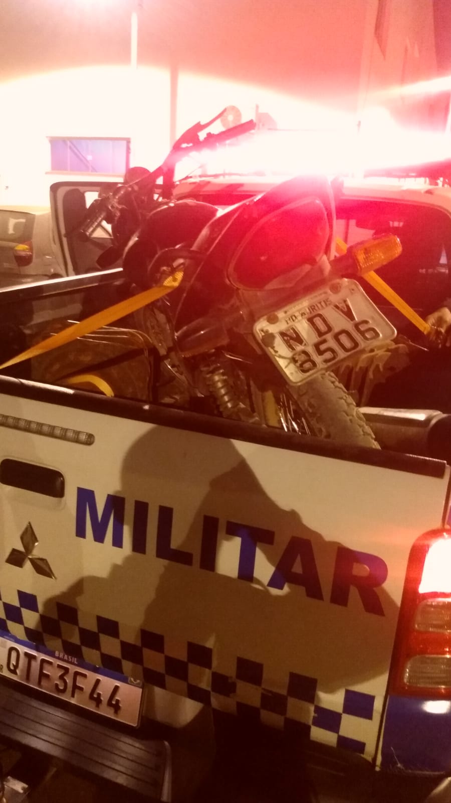 Motocicleta furtada em Buritis é recuperada pela PM de Cacaulândia