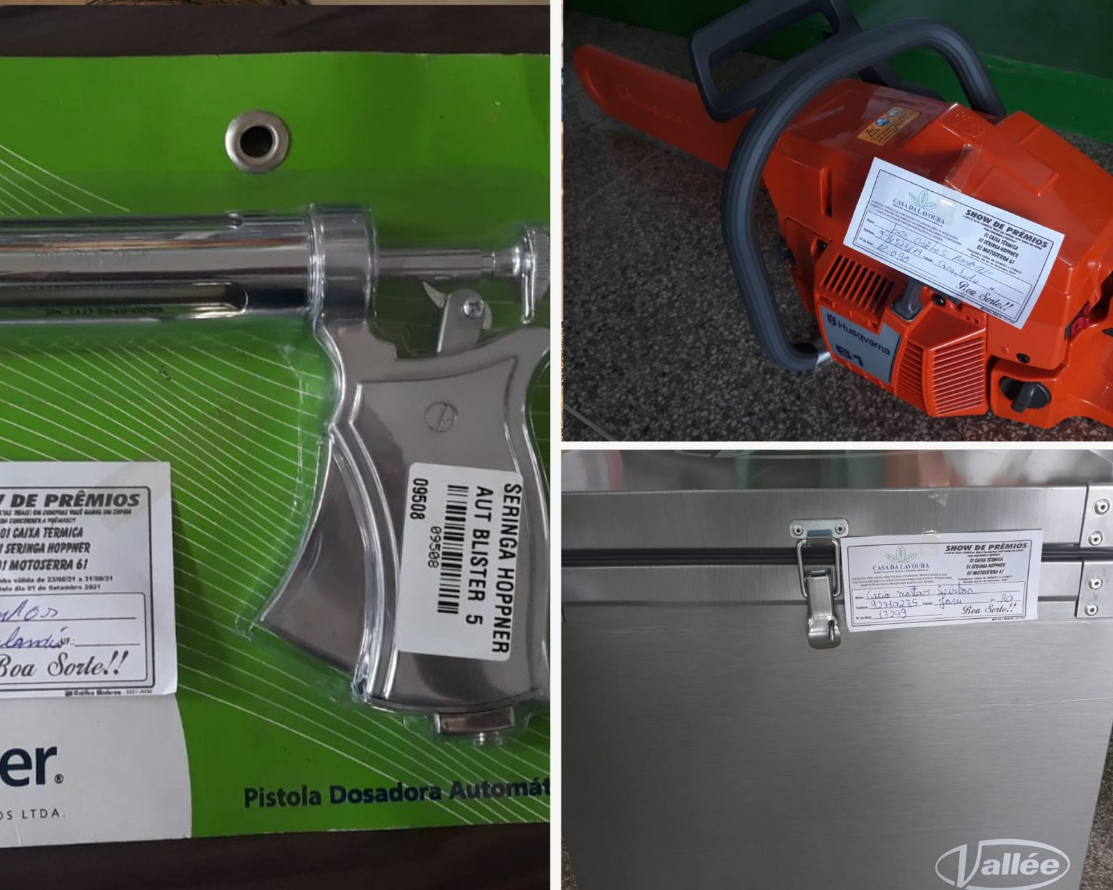 Casa da Lavoura de Cacaulândia sorteia prêmios da promoção de aniversário; confira os nomes dos ganhadores.