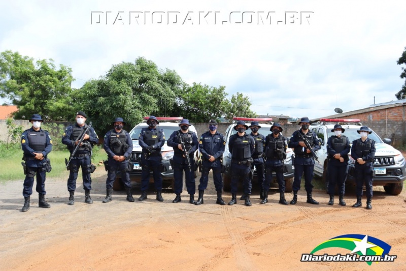 Estradas rurais de Cacaulândia recebe operação “Paz no Campo” da Polícia Militar/RO.